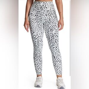 Dalmatian Print High-Waisted Leggings – Size Small (NWT)